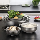 Axyaa Stainless Steel Mesh Strainer Colander Bowl with Handles