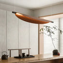 Axyaa Vintage Wood LED Pendant Light for Living Room Chandelier