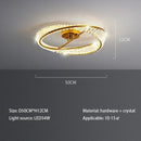 Axyaa Luxury Crystal Ceiling Lights for Home Decor - Modern LED Chandeliers