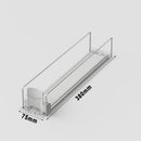 Axyaa Beverage Spring Pusher Organizer for Fridge, Automatic Drink Dispenser Shelf
