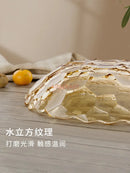 Axyaa Glass Fruit Plate Modern Living Room Snacks Firm Fruit Plate