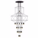 Axyaa Wireflow Pendant Light: Modern Chandelier for Kitchen Living Room Dining Hall Loft