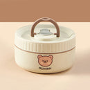 Axyaa Stainless Steel Thermal Lunch Box: Insulated, Leak Proof, Microwave Safe, Portable Bento Box