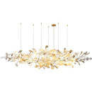 Axyaa Ginkgo Leaves Ceramic Chandelier LED Pendant Light