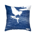 Axyaa Blue Geometry Pillowcase - Decorative Cushion Cover