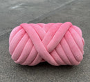 Axyaa Super Velvet Chunky Yarn - Thick Cotton Wool Tube Yarn for DIY Handwork