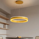 Axyaa Ring Chandelier Island Pendant Light for Living Dining Room