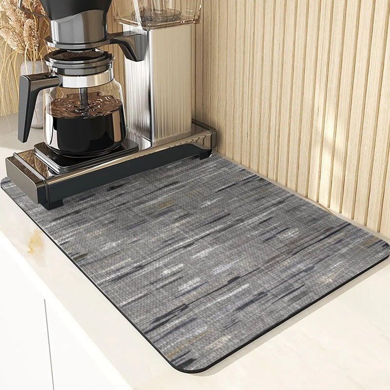 Axyaa Stripe Coasters: Stylish Non-Slip Table Mat & Absorbent Placemat