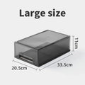 Axyaa Multi-layer Stackable Transparent Makeup & Storage Box - Desktop Organizer & Pill Holder