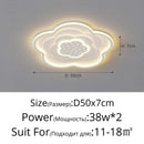 Axyaa Flower Ceiling Light White Black Blue Indoor Lighting Fixture