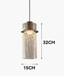 Axyaa Modern Glass Cover Pendant Light Fixture for Restaurant Living Room