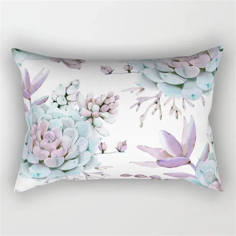 Pink Flower Polyester Pillowcase - Romantic Girl Room Aesthetic Decor