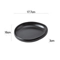 Axyaa Solid Color Salad Plate Set: Creative Tableware in Irregular Shape for Restaurant & Kitchen