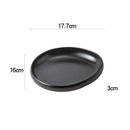 Axyaa Solid Color Salad Plate Set: Creative Tableware in Irregular Shape for Restaurant & Kitchen