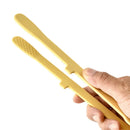 Axyaa Silicone Salad Tongs with Stand - Kitchen Utensils BBQ Grill Meat Tongs