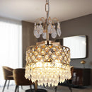 Crystal Nordic Pendant Light by Axyaa for Home Living Room Dining, Modern Ceiling Chandelier