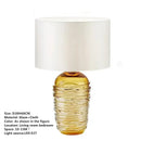 Axyaa Nordic Glaze Table Lamp for Living Room, Bedroom & Hotel - LED Desk Light