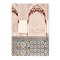 Axyaa Moroccan Arabesque Canvas Poster - Islamic Wall Art Decor for Living Room