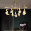 Axyaa Modern LED Chandeliers for Dining Room Pendant Lights Hanging Lamps