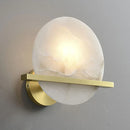 Axyaa Marble Small Wall Lamp: Luxury Nordic & Modern Minimalist Bedside Copper Lighting