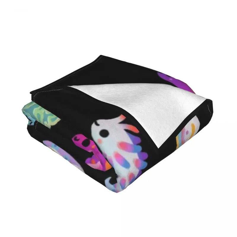 Axyaa Sea Slug Day Personalized Throw Blanket