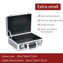 Axyaa Aluminum Toolbox with Handle: Portable, Foam-Filled, Shockproof Organizer