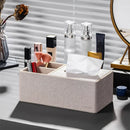 Axya Leather Tissue Box with Paper Drawer for Stylish Home & Hotel Decor