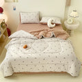 Axyaa Summer Cool Quilt Set: Breathable Thin Quilt Core Kit - Four Seasons