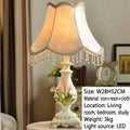 Axyaa European Table Lamp LED Originality Luxurious Living Room Bedroom Study Light