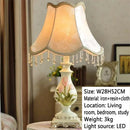 Axyaa European Table Lamp LED Originality Luxurious Living Room Bedroom Study Light