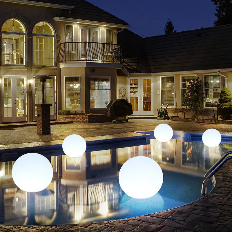 Axyaa RGB Led Water Float Ball with Remote Control - Outdoor Pool Decoration