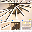 Axyaa Fan-shaped LED Ceiling Light for Modern Home Decor & Lighting Fixtures