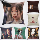 Axyaa Geisha Memoirs Decorative Cushion Cover 45x45 - Luxury Pillowcase for Home Decor