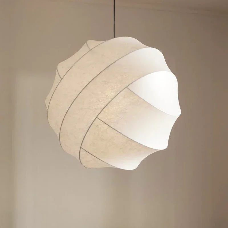 Axyaa Wabi Sabi Silk Ceiling Hanging Lamps - Japan Living Room Pendant Lights