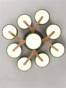 Axyaa Wood Art Tree Branch LED Chandelier for Modern Living Room and Bedroom.