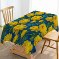 Axyaa Floral Waterproof Tablecloth for Home Decor