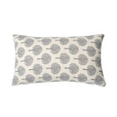 Axyaa White Linen Print Cushion Cover for Living Room and Bedroom