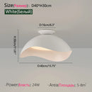 Axyaa Modern Nordic Aisle Light Ceiling Lamp Wabi-Sabi Style Entryway Porch Lighting