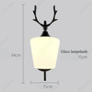 Axyaa Deer Head LED Wall Light for Home Decor