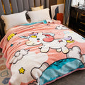 Axyaa Double Thickened Raschel Blanket for Winter Warmth