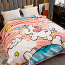 Axyaa Double Thickened Raschel Blanket for Winter Warmth
