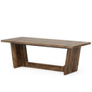 Axyaa Executive Desk: 70.87-Inch Industrial Home Office Writing Table Business Workstation