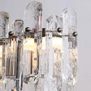 Axyaa Crystal Ring Chandelier: Dimmable LED Ceiling Light for Living Room Decor