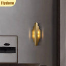 Axyaa Copper Wall Lamp: High-End American LED Lighting for Living Room Décor