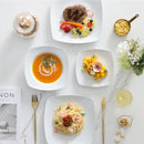 Axyaa JULIA Classic 18-Piece Porcelain Dinnerware Set for 6
