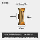Retro Metal Wall Lamp by Axyaa: Modern American Bedside Light for Living Room, Dining Hallway