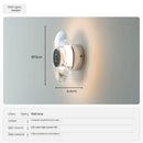 Axyaa Exquisite Crystal Round Wall Lamp for Home Decoration