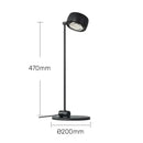 Axyaa Adjustable Floor Lamp for Living Room, Bedroom, Study, and Sofa