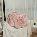 Axyaa Super Soft Faux Fur Throw Pillow Cover for Sofa Bed, 45x45 CM