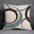Axyaa Floral Geometric Pillowcase Set Home Decor
